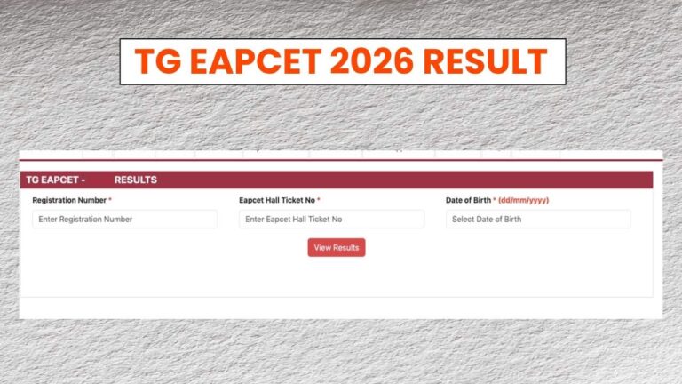 TG EAPCET Result 2026 declared — TS EAMCET rank card download at eapcet.tgche.ac.in and manabadi