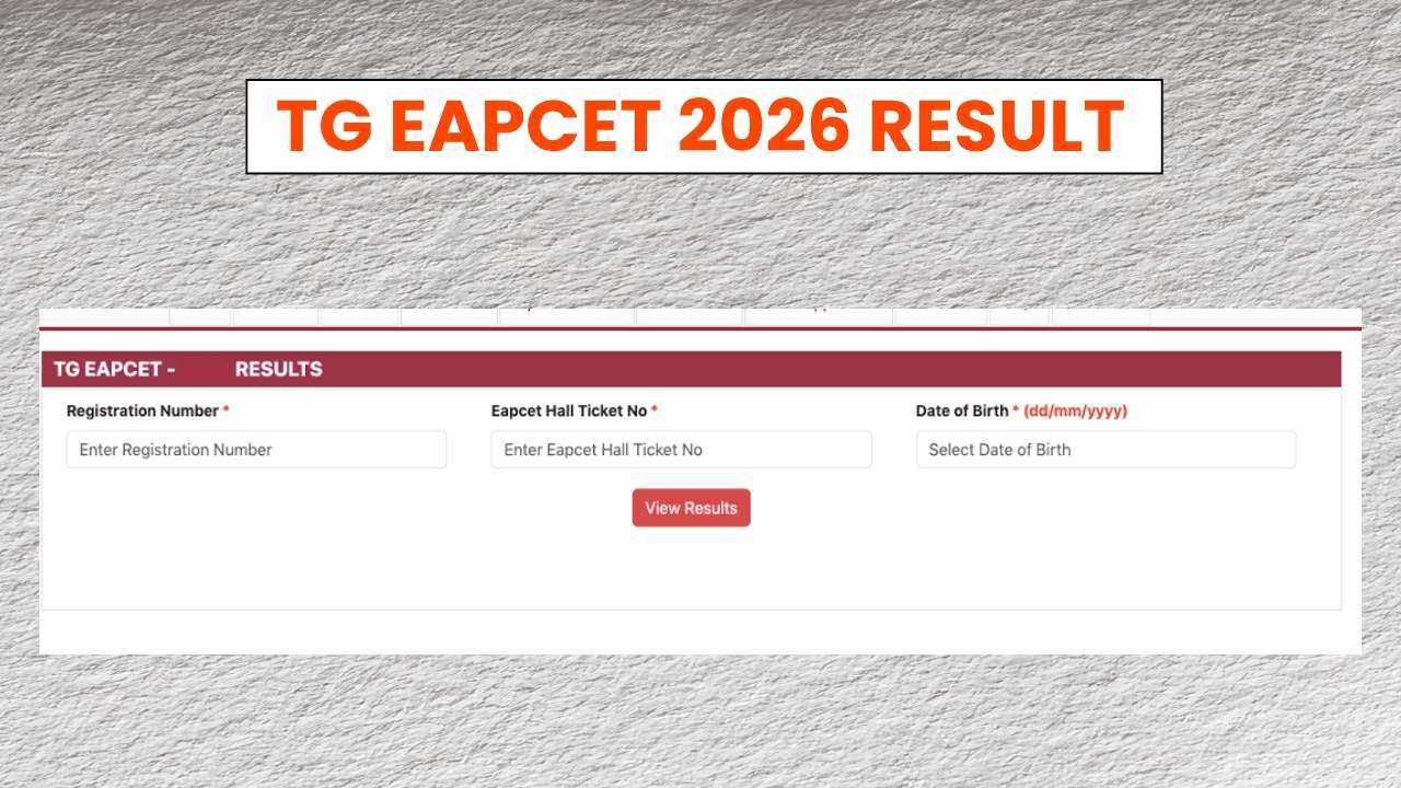 TG EAPCET Result 2026 declared — TS EAMCET rank card download at eapcet.tgche.ac.in and manabadi